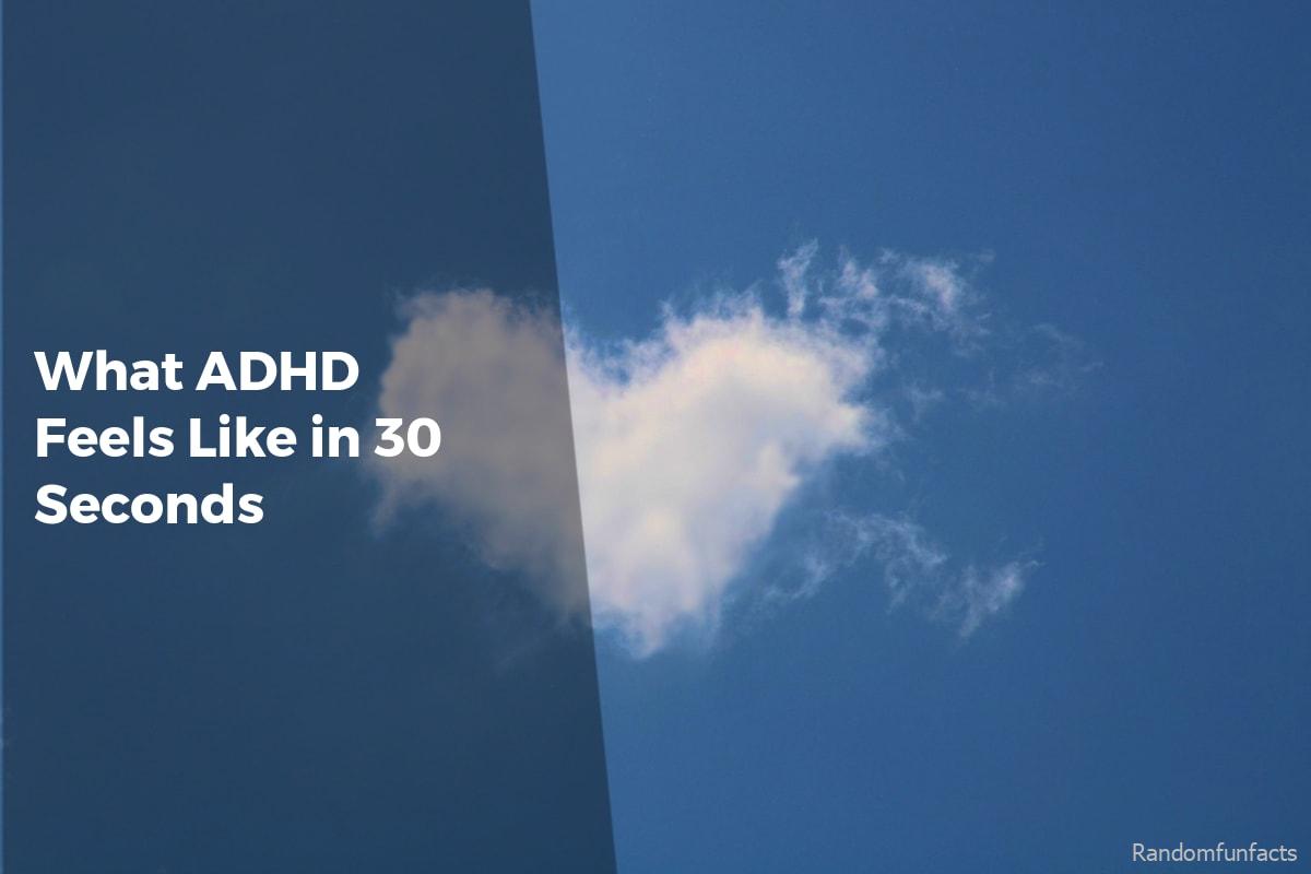 What ADHD Feels Like in 30 Seconds - Facts