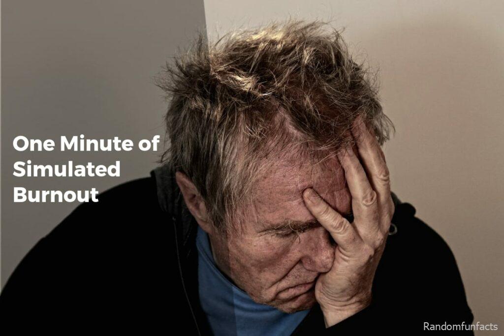 One Minute of Simulated Burnout - Facts